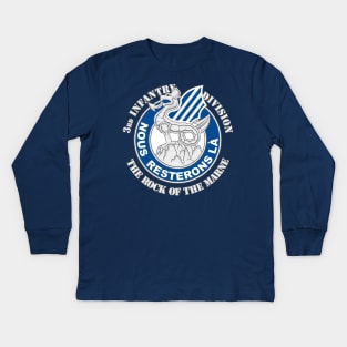 3rd Infantry Division Kids Long Sleeve T-Shirt